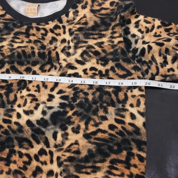Zara Trafaluc Animal print crewneck S - Picture 4 of 9